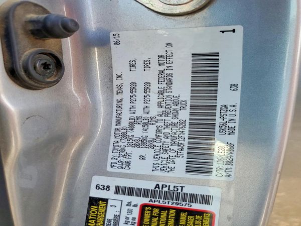 2015 TOYOTA TUNDRA Platinum Grade