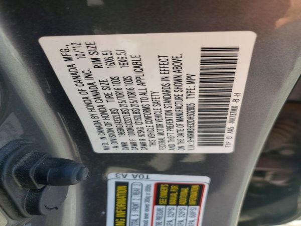2013 HONDA CRV LX
