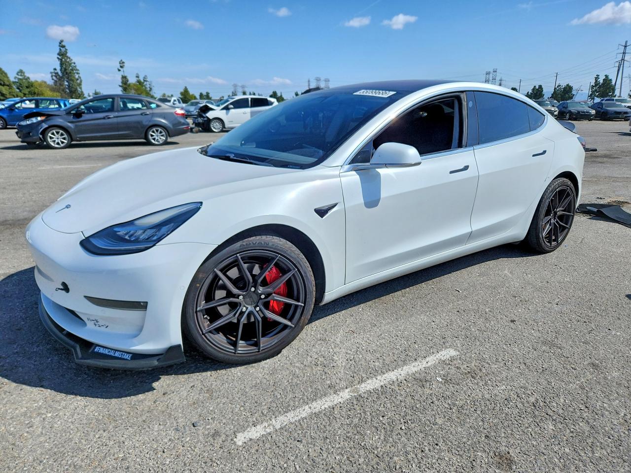 2018 TESLA MODEL 3 — Front 3/4