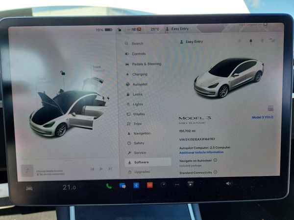 2018 TESLA MODEL 3 — ODOM
