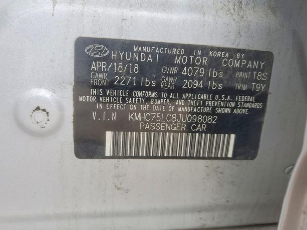 2018 HYUNDAI IONIQ SEL, SEL w/Tech (HEV)