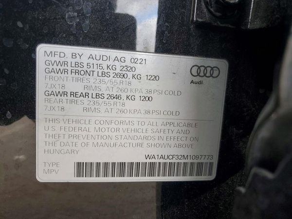 2021 AUDI Q3