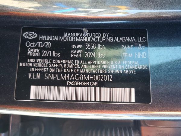 2021 HYUNDAI ELANTRA SEL