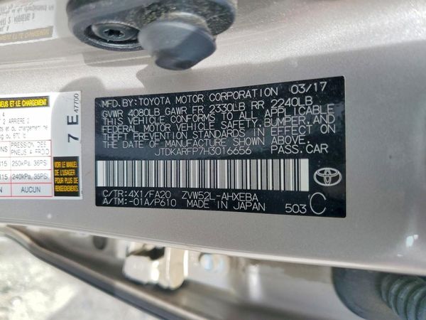 2017 TOYOTA PRIUS Three/Four/Four Adv