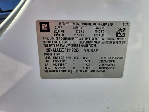 2015 CHEVROLET EQUINOX LS