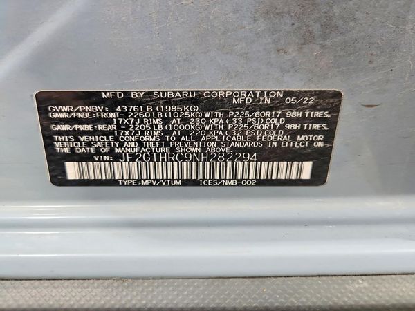 2022 SUBARU CROSSTREK Sport