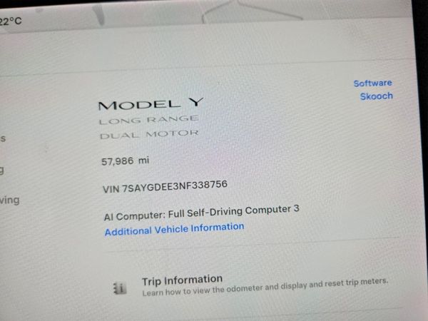 2022 TESLA MODEL Y