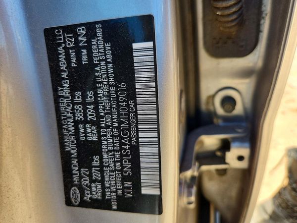 2021 HYUNDAI ELANTRA SEL w/ Convenience Pkg