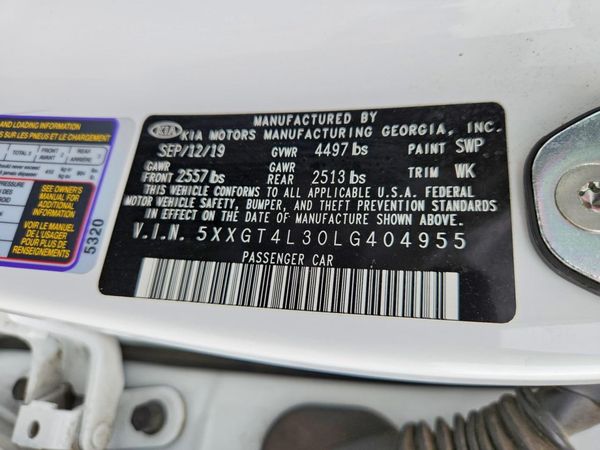 2020 KIA OPTIMA LX, S, SE