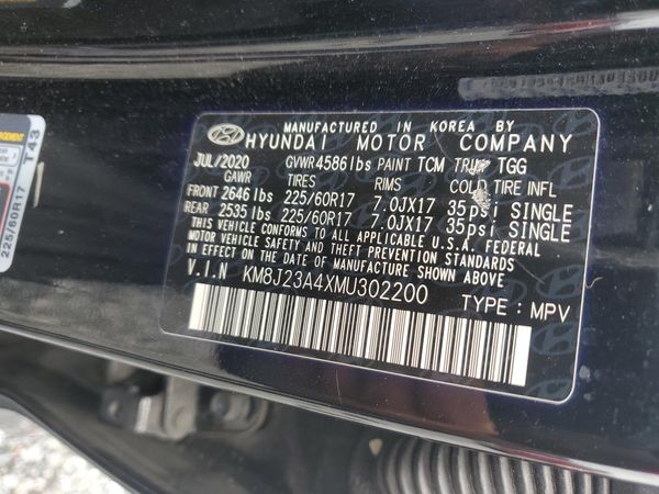 2021 HYUNDAI TUCSON