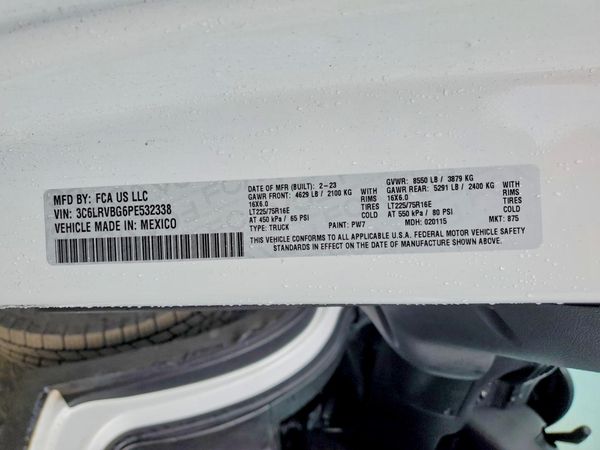 2023 RAM PROMASTER 1500