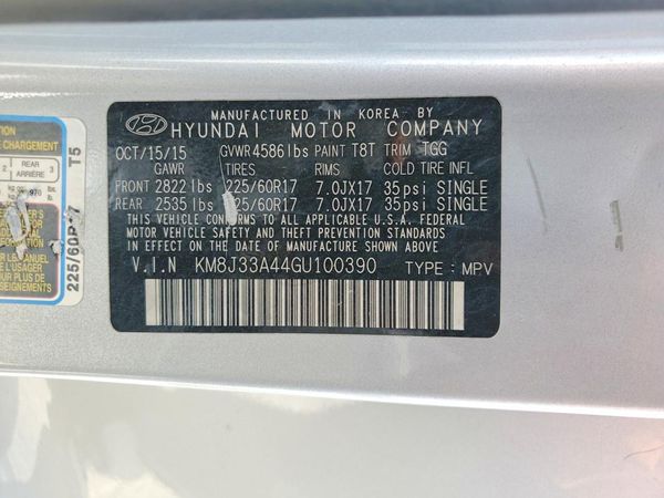 2016 HYUNDAI TUCSON