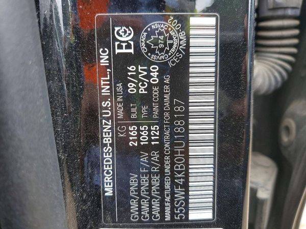 2017 MERCEDES-BENZ C C300-4M
