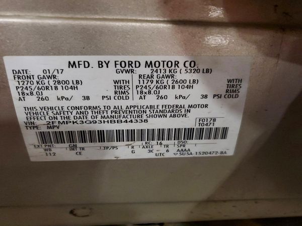 2017 FORD EDGE