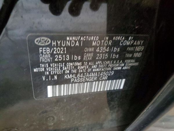 2021 HYUNDAI SONATA