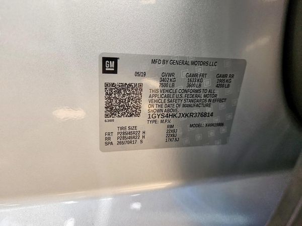 2019 CADILLAC ESCALADE ESV Luxury — VINS
