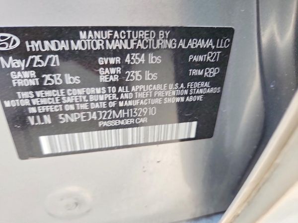 2021 HYUNDAI SONATA SEL Plus