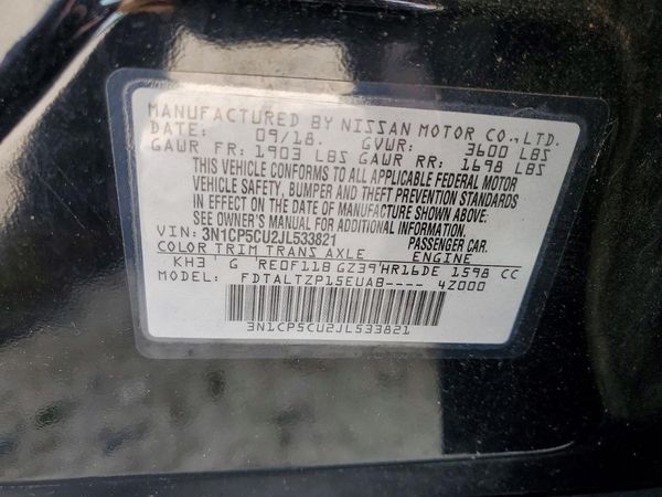 2018 NISSAN KICKS