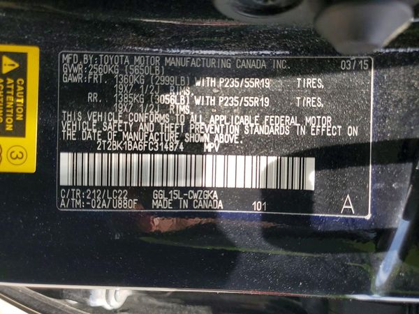 2015 LEXUS RX 350