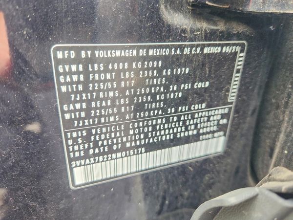 2022 VOLKSWAGEN TAOS 4Motion S