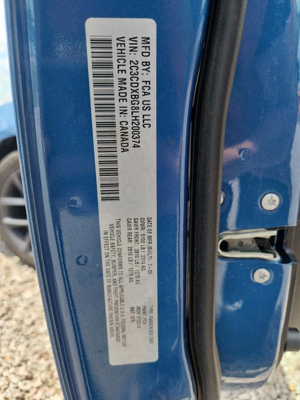 2020 DODGE CHARGER SXT
