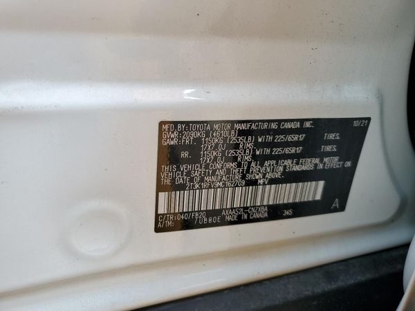 2021 TOYOTA RAV4 LE