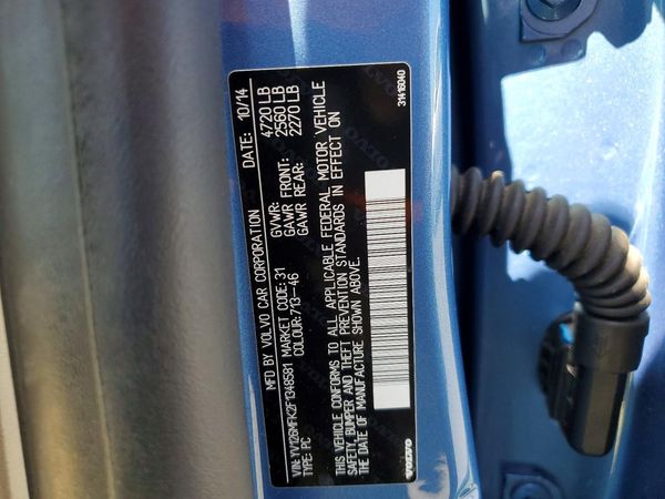 2015 VOLVO S60 Premier (non R design)