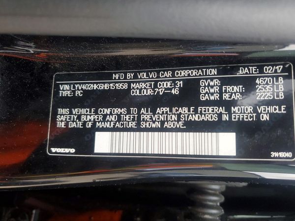 2017 VOLVO S60 Inscription