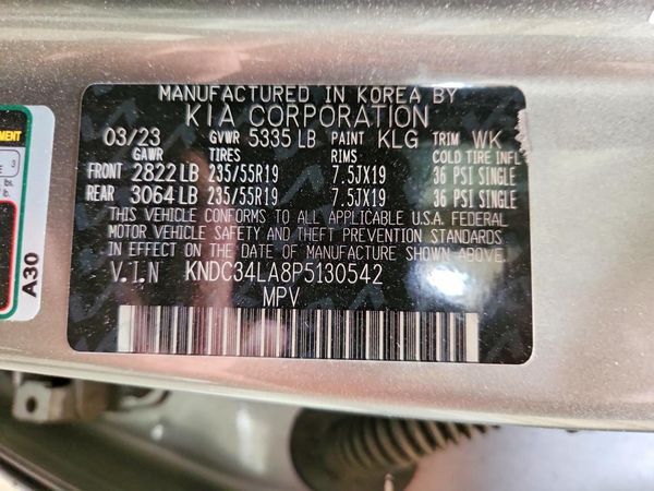 2023 KIA EV6 Light, Wind
