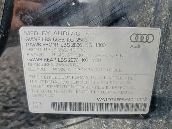 2017 AUDI Q5