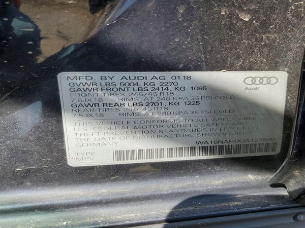 2018 AUDI A4 ALLROAD