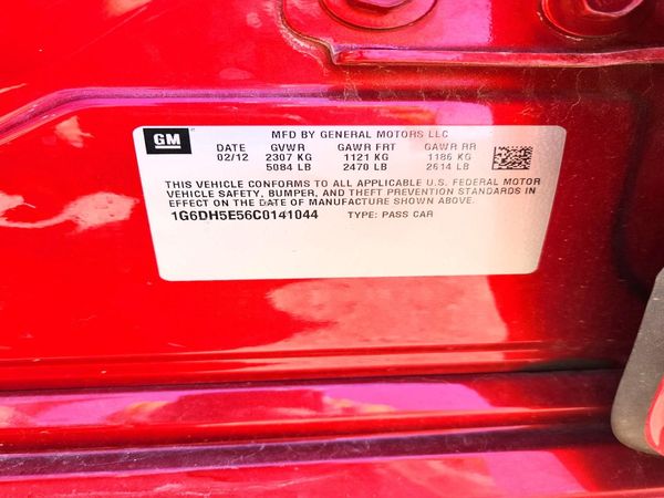 2012 CADILLAC CTS Luxury