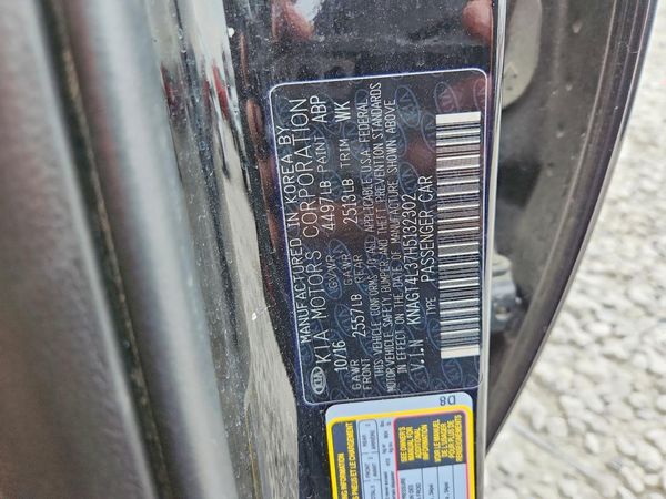 2017 KIA OPTIMA Hybrid Base