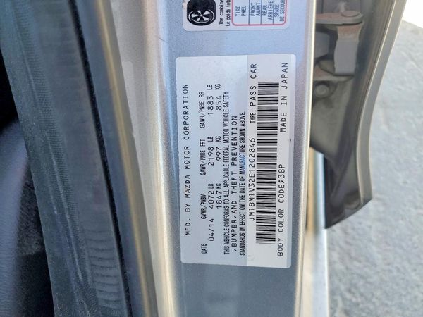 2014 MAZDA 3 Touring/GS