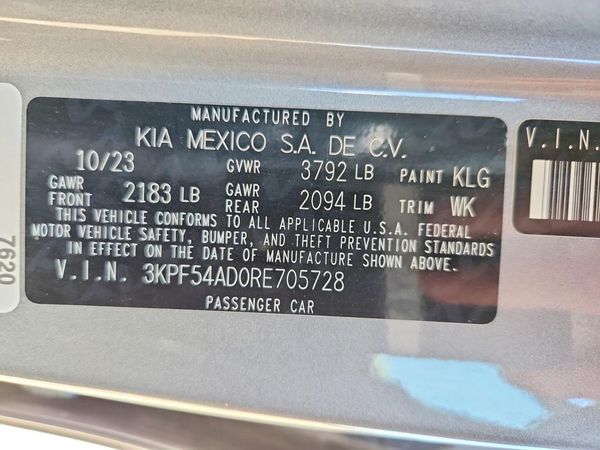 2024 KIA FORTE GT Line