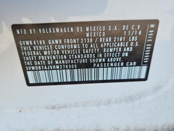 2017 VOLKSWAGEN JETTA