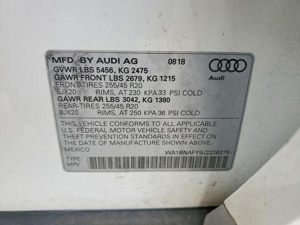 2018 AUDI Q5