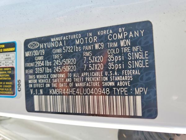 2020 HYUNDAI PALISADE