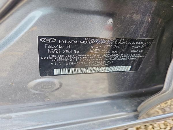 2018 HYUNDAI ELANTRA