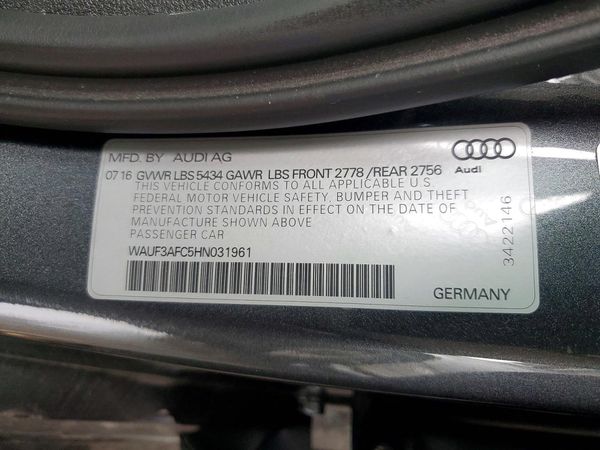 2017 AUDI A6