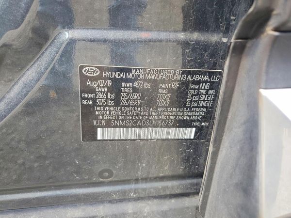2020 HYUNDAI SANTA FE