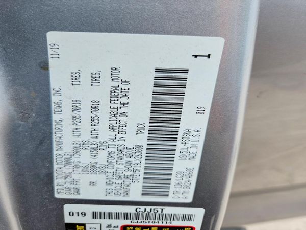2020 TOYOTA TUNDRA SR5 Grade