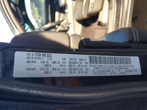 2016 JEEP GRAND CHEROKEE LIMITED 4X4