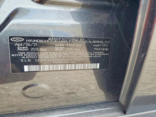 2021 HYUNDAI SONATA