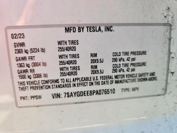 2023 TESLA MODEL Y