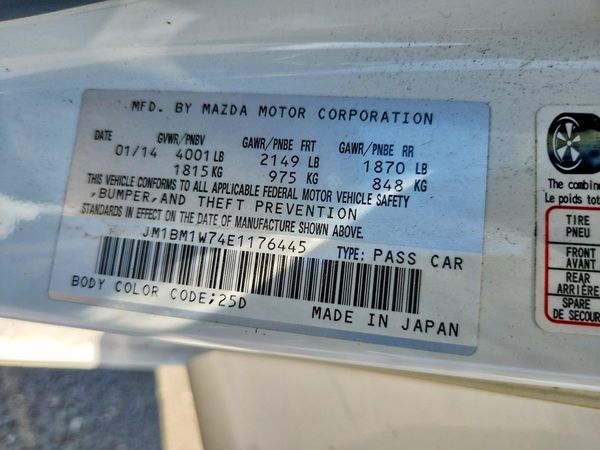 2014 MAZDA 3 Grand Touring/GT
