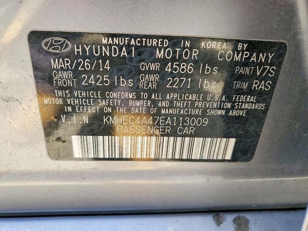 2014 HYUNDAI SONATA Hybrid/ Hybrid Limited
