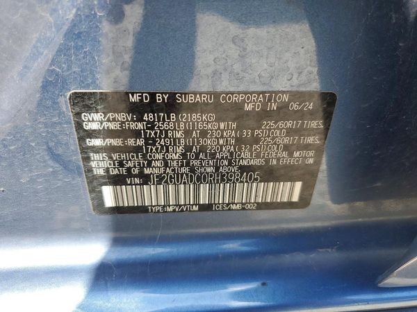 2024 SUBARU CROSSTREK Premium