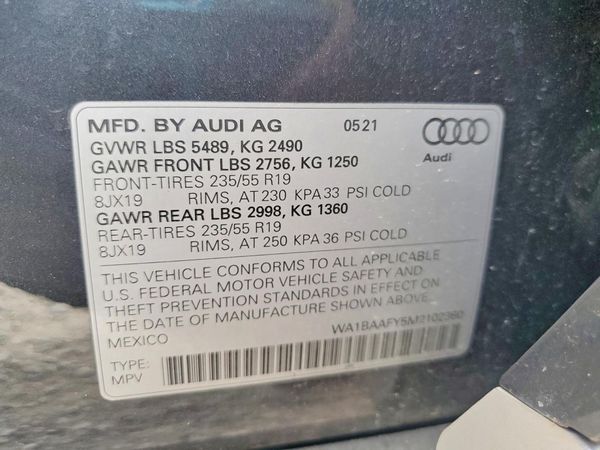 2021 AUDI Q5