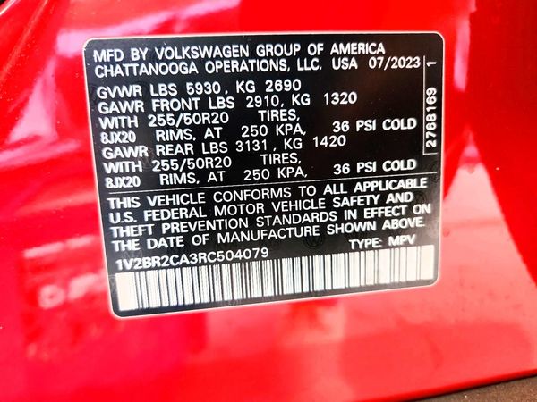 2024 VOLKSWAGEN ATLAS 4Motion SEL